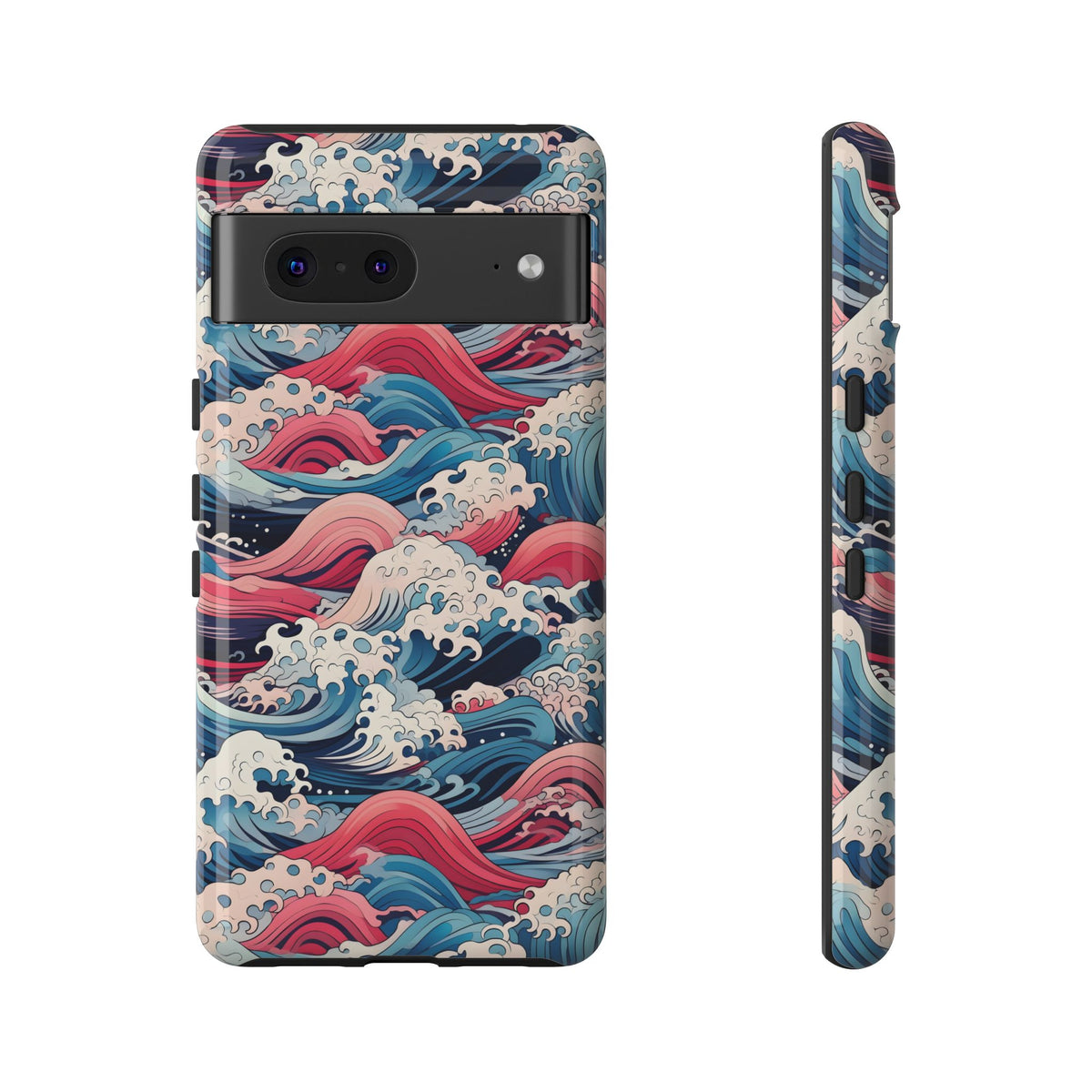 Japanese Waves Phone Case – Embrace Timeless Elegance with Classic Design 3