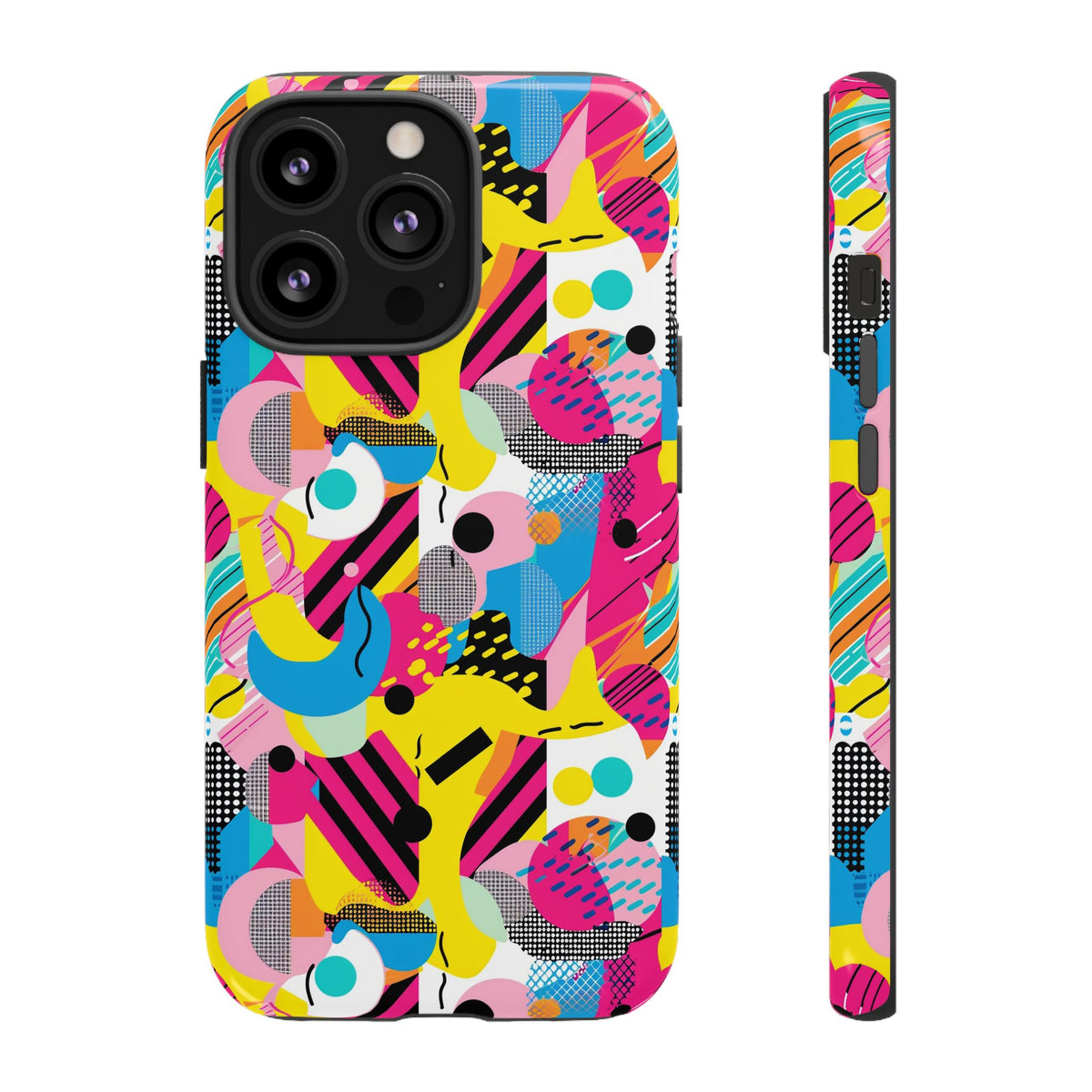 Retro 80s Seamless Phone Case – Vintage Style Meets Modern Protection 091