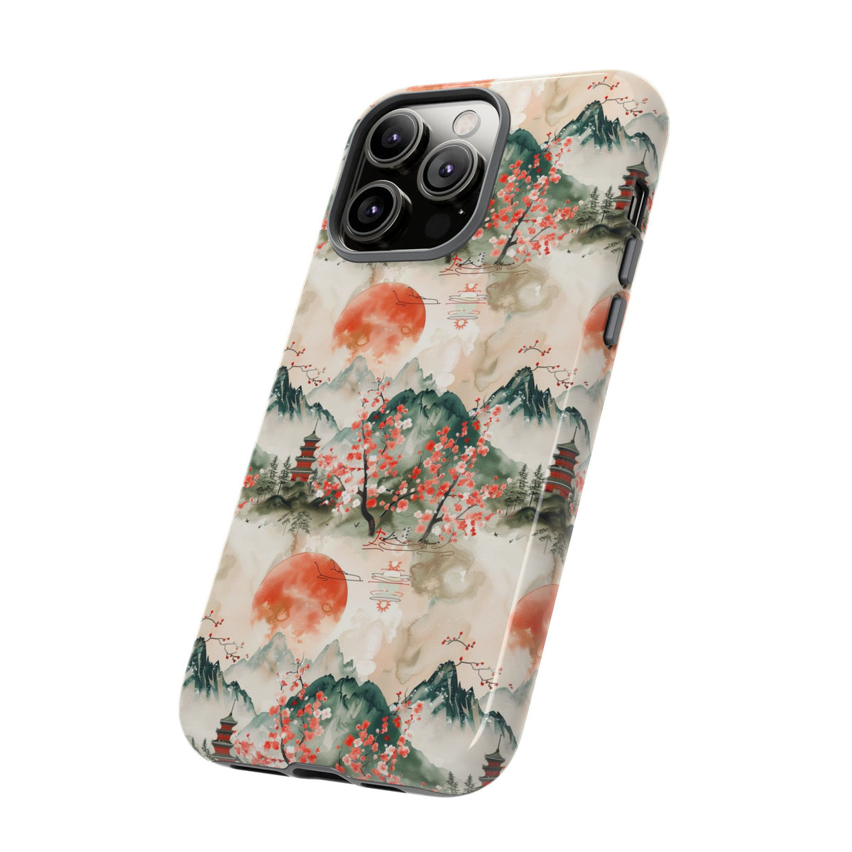 Japanese Pattern Phone Case – Elegant & Timeless Design for Your Phone 057