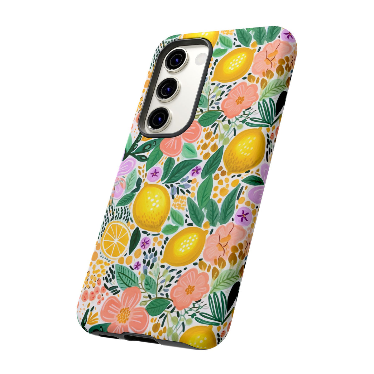 Cute Summer Lemons Phone Case – Refreshing Citrus Design for Your Phone