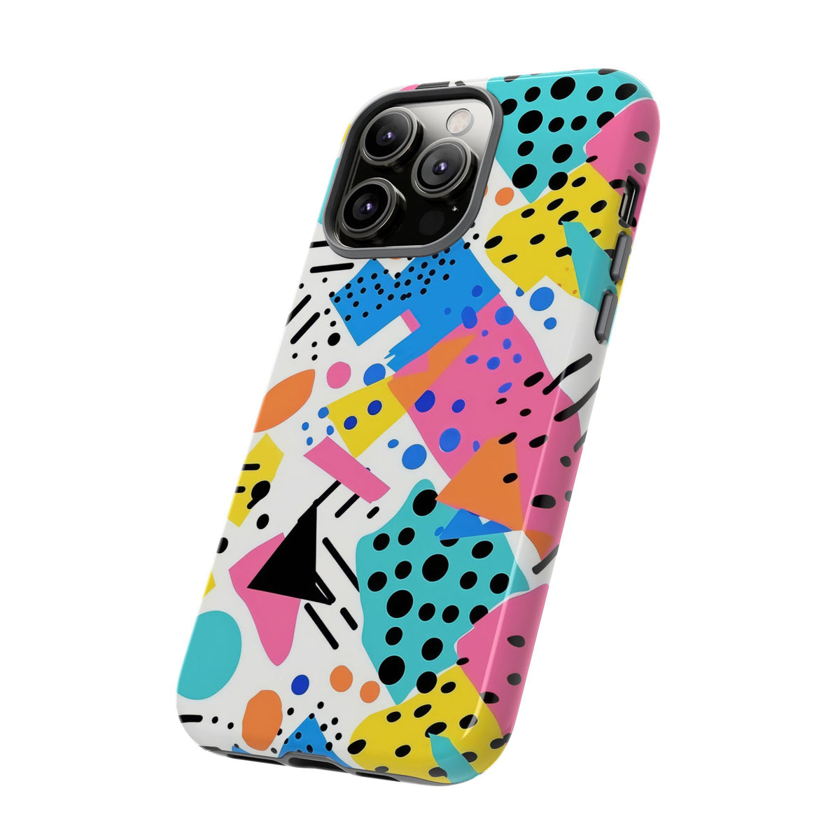 Bright Summer Memphis Design Phone Case – Vibrant and Playful Phone Cover