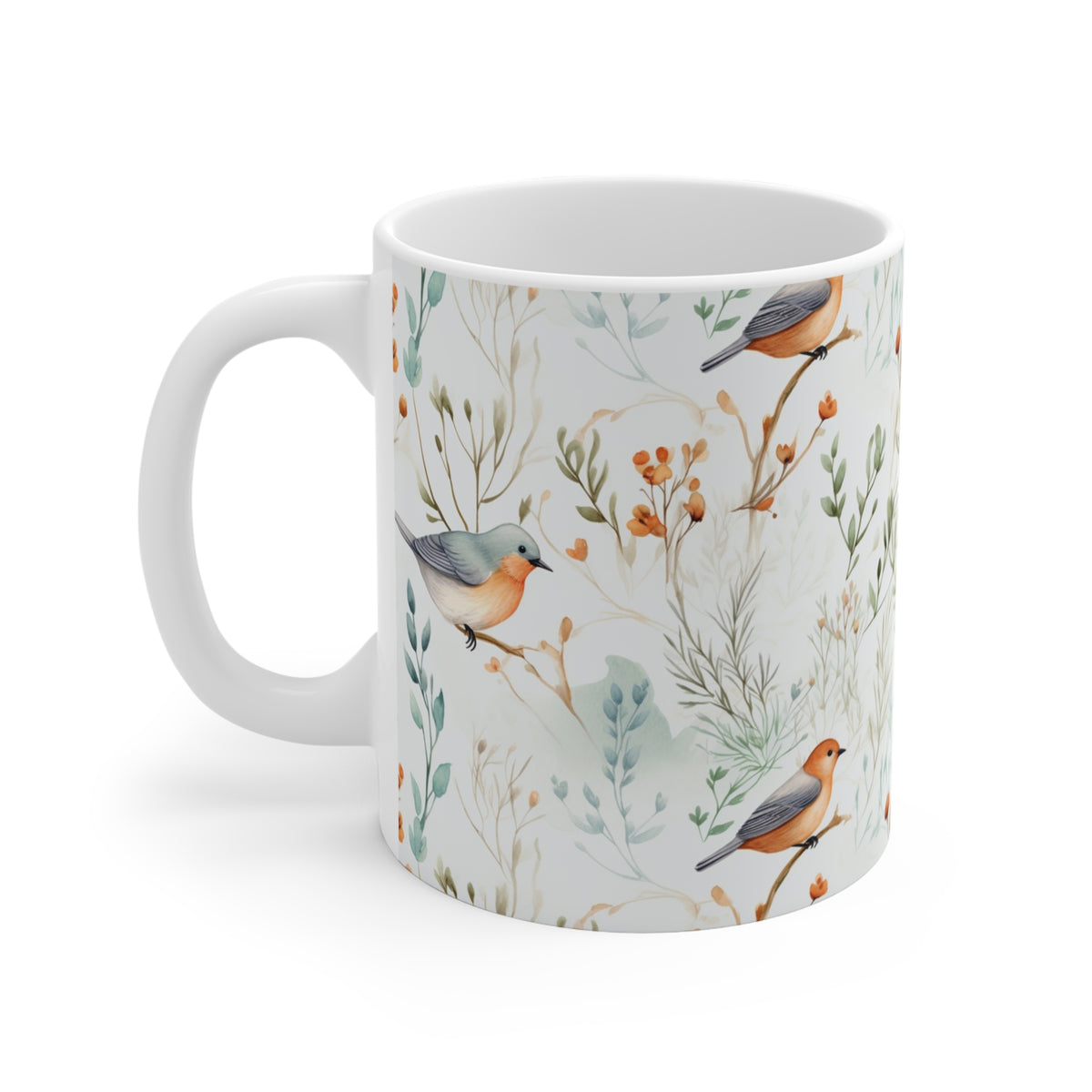 Various Watercolor Design All Over Coffee Mug – Unique Artistic Ceramic Coffee Cup 202