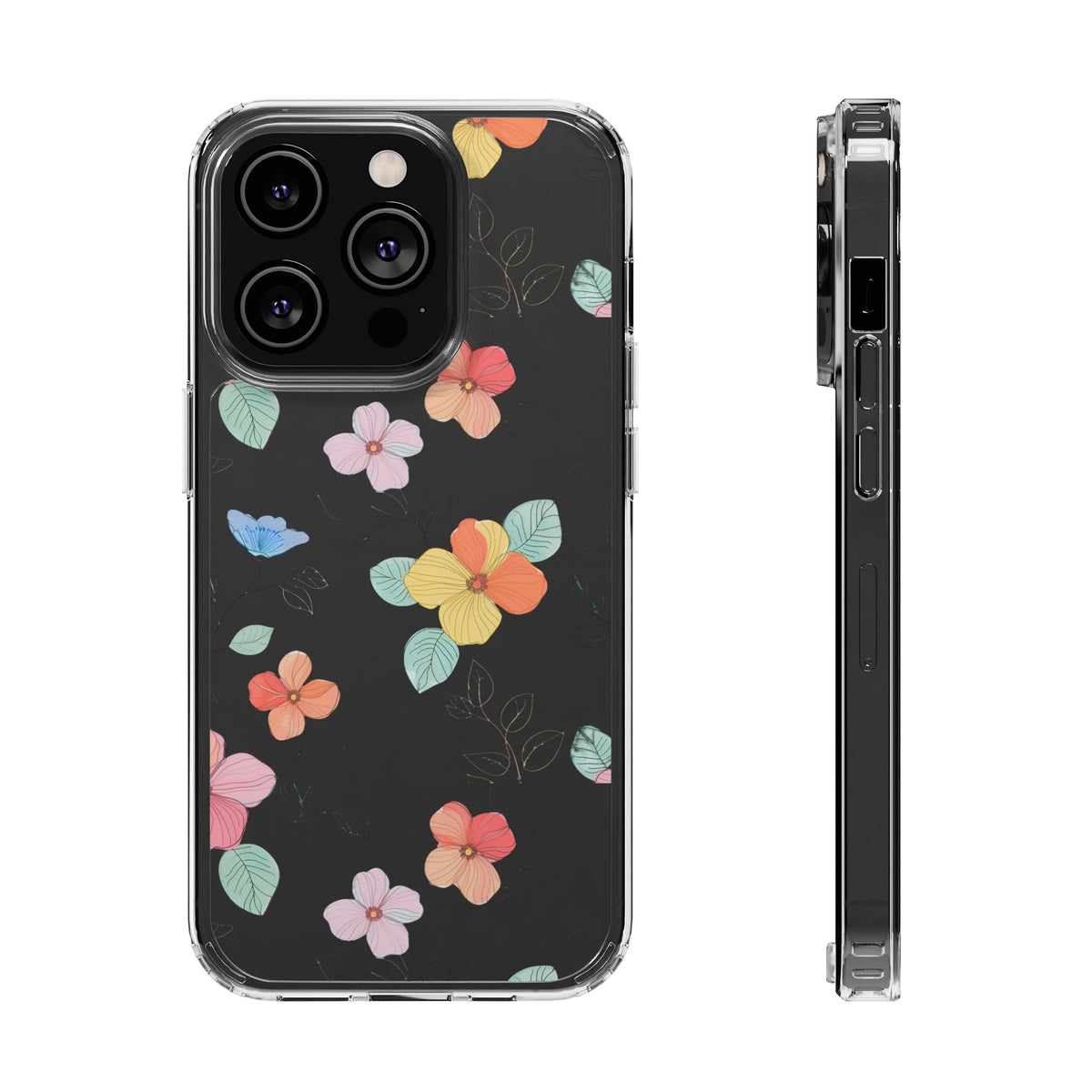 Wild Flowers Garden Stitch Phone Case – Nature-Inspired Floral Design 6