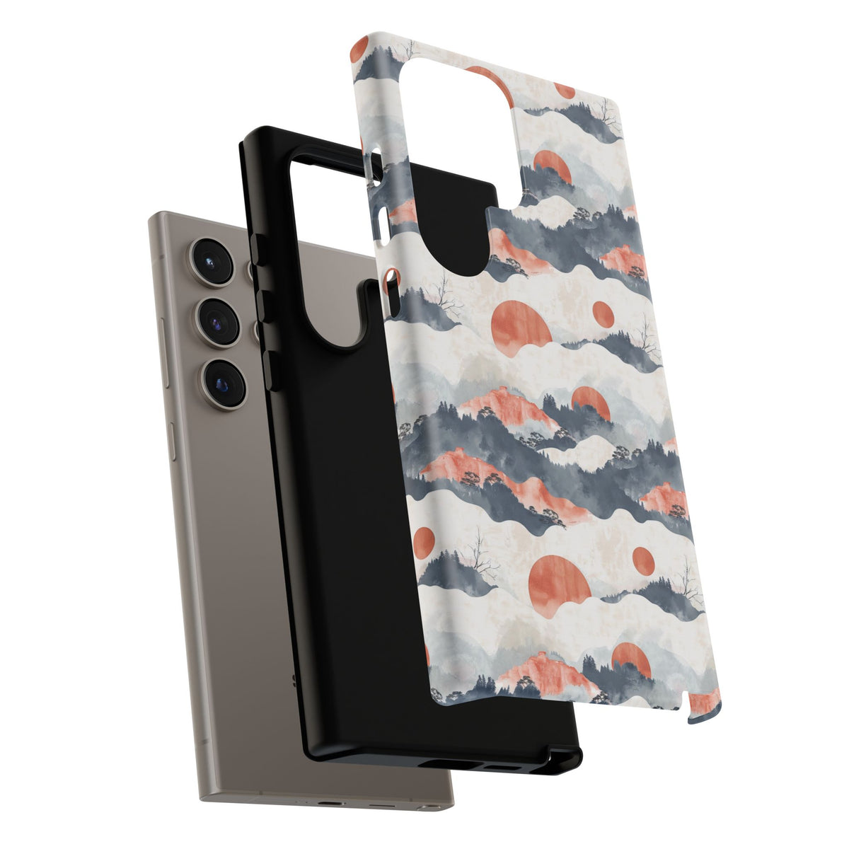 Japanese Pattern Phone Case – Elegant & Timeless Design for Your Phone 139