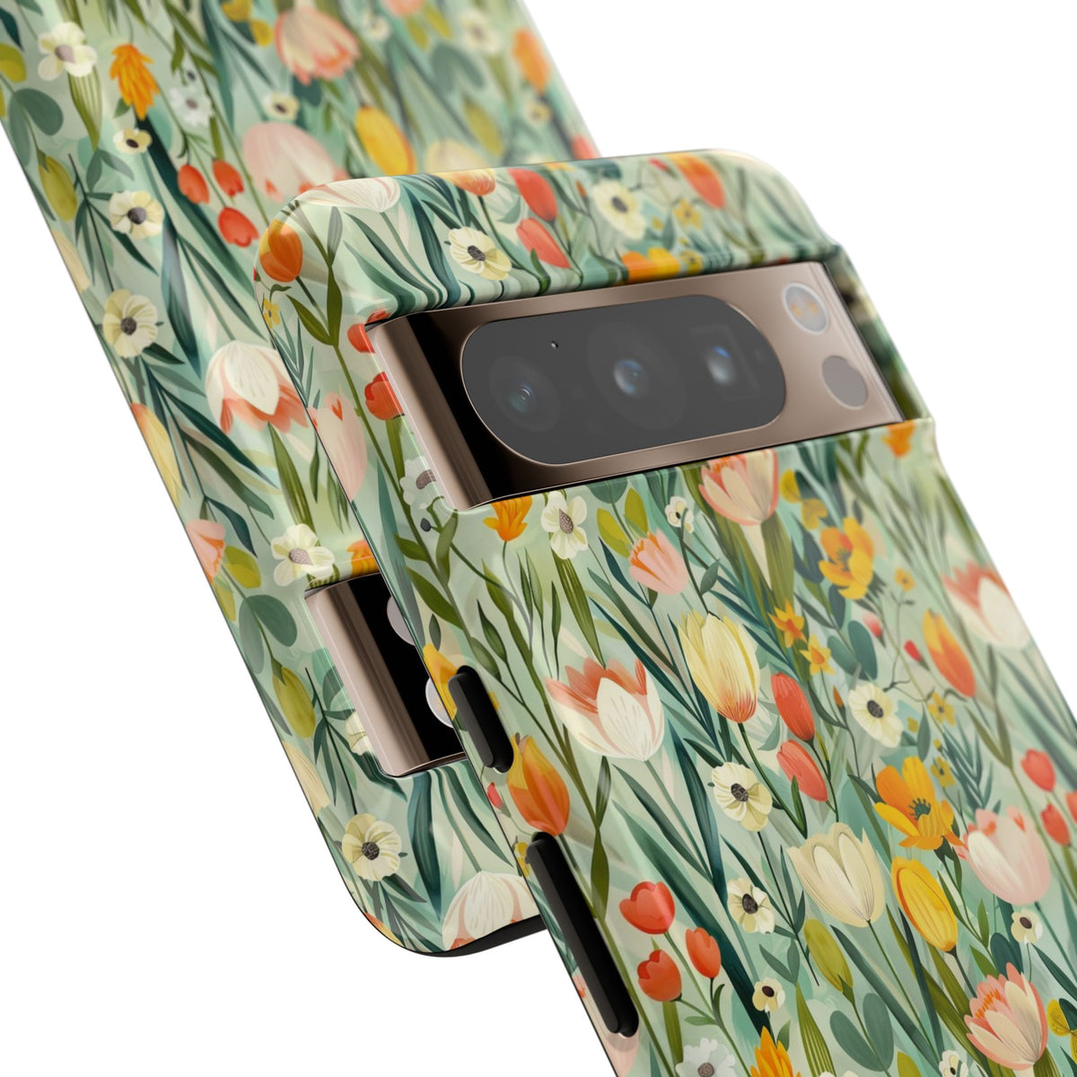 Spring Pattern Phone Case – Fresh & Vibrant Design for Your Phone 396