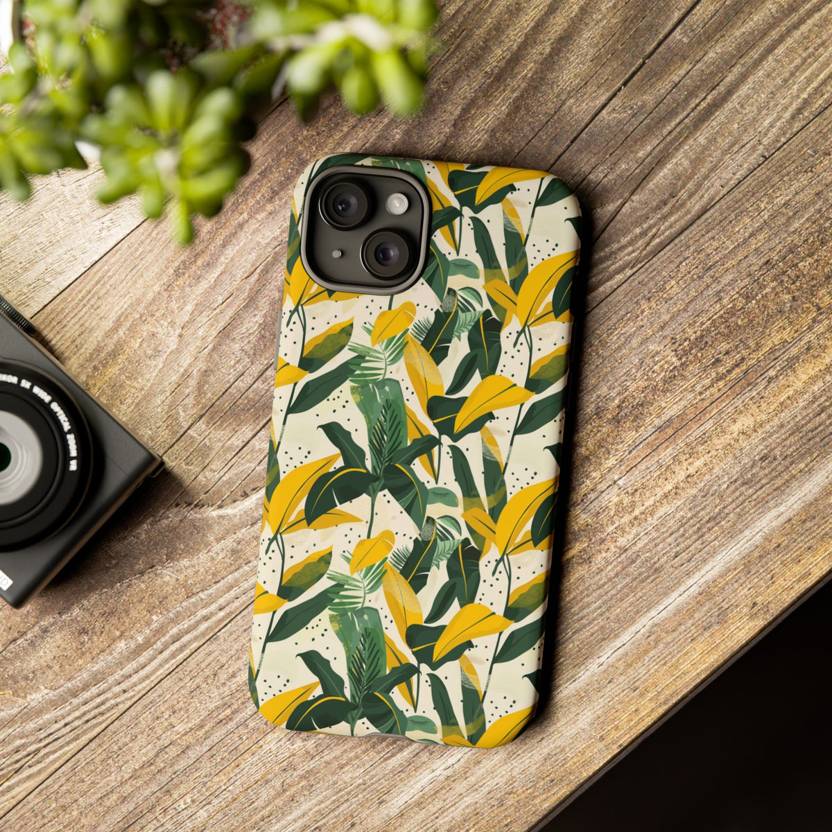 Jungle Pattern Phone Case – Exotic & Lush Design for Your Phone 338