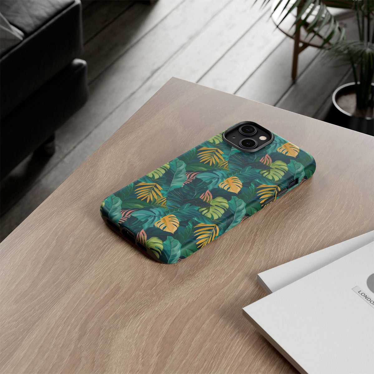 Jungle Pattern Phone Case – Exotic & Lush Design for Your Phone 337