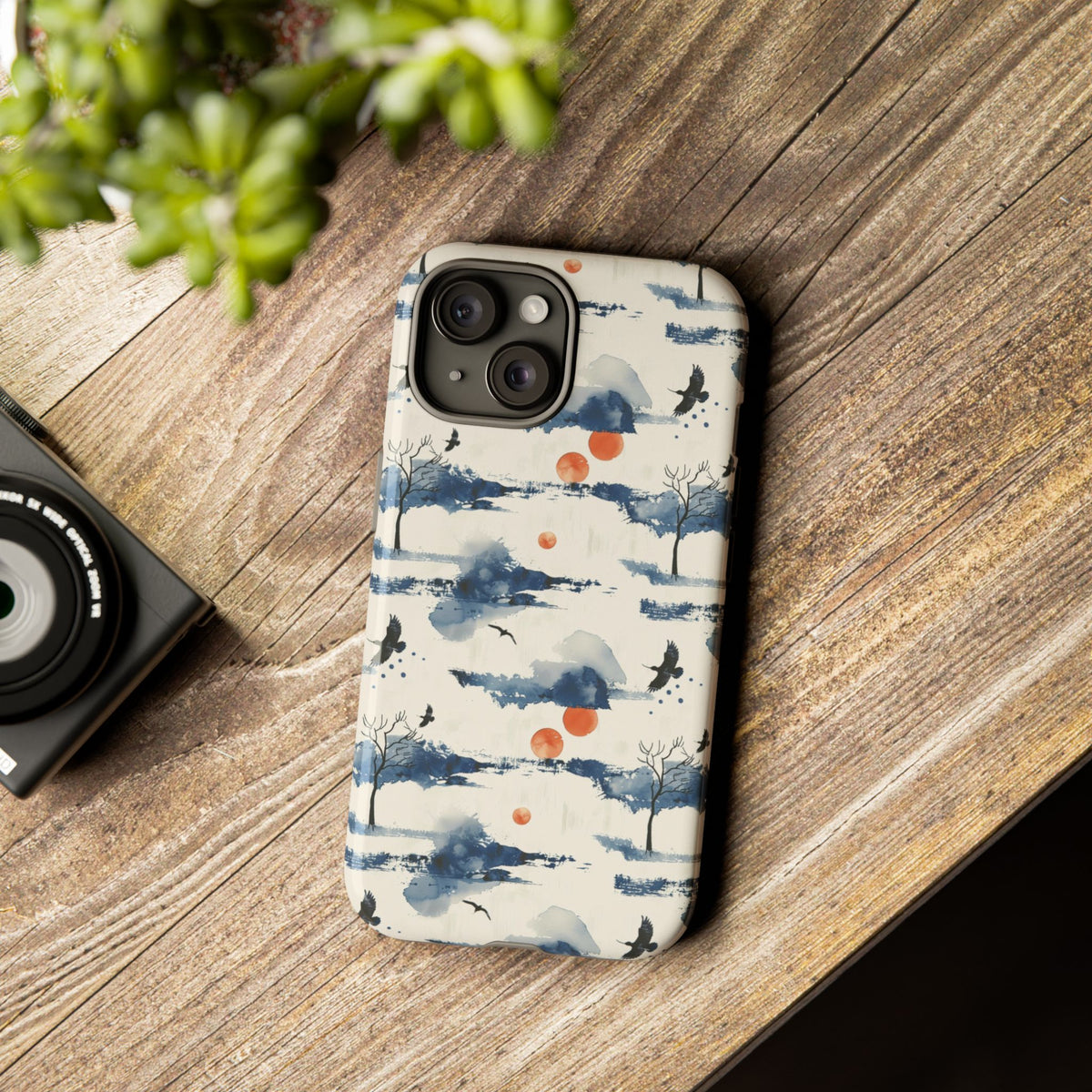 Japanese Pattern Phone Case – Elegant & Timeless Design for Your Phone 030