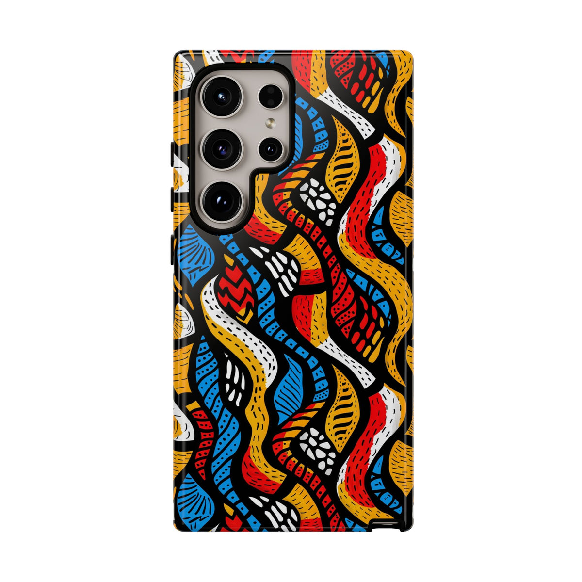 Stylish African Pattern Phone Case – Unique and Vibrant Protection 155