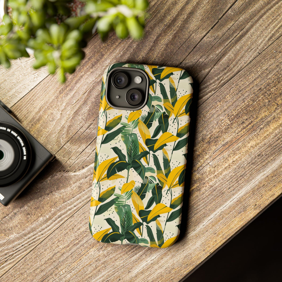 Jungle Pattern Phone Case – Exotic & Lush Design for Your Phone 338