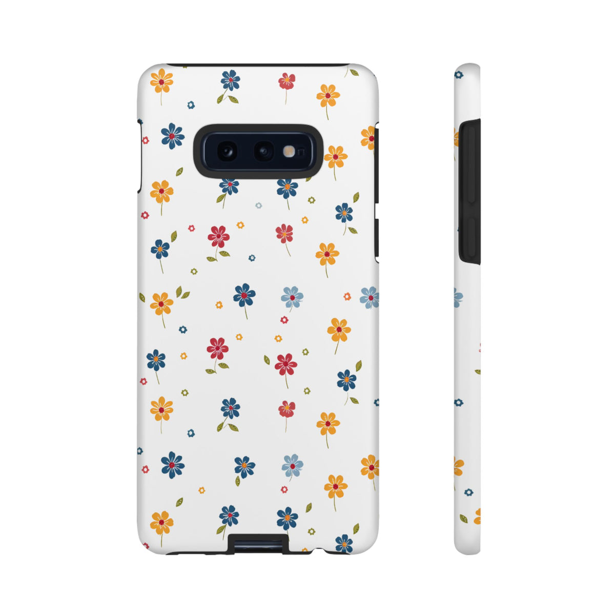 Wild Flowers Garden Stitch Phone Case – Nature-Inspired Floral Design