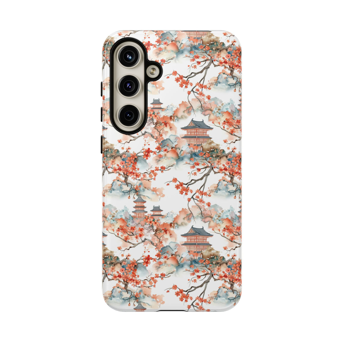 Japanese Pattern Phone Case – Elegant & Timeless Design for Your Phone 019