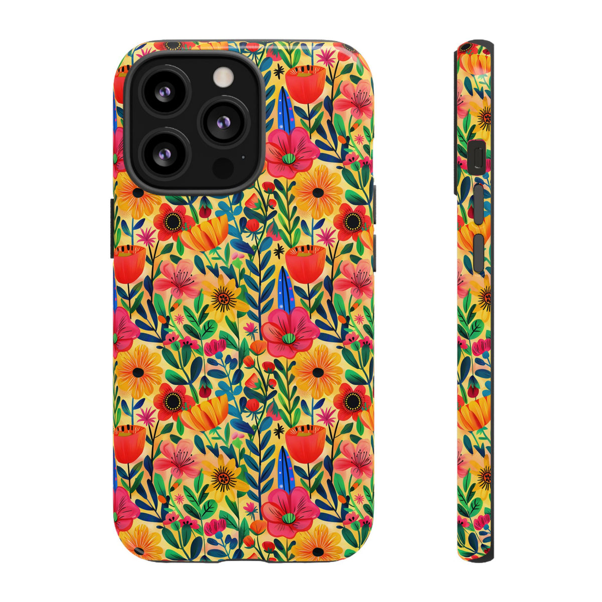 Frida Kahlo's Flower Phone Case – Artistic Elegance for Your Phone 7