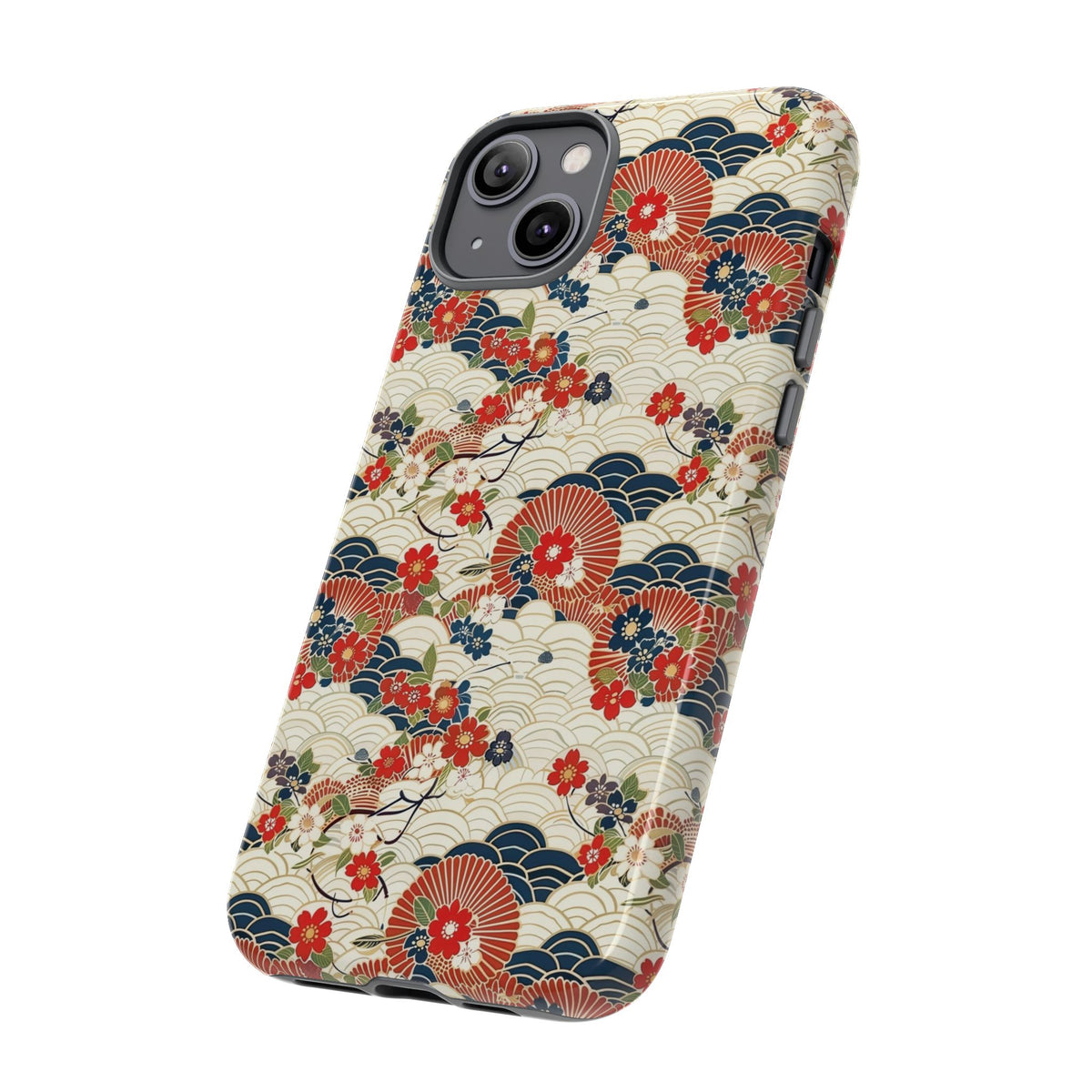 Japanese Pattern Phone Case – Elegant & Timeless Design for Your Phone 124