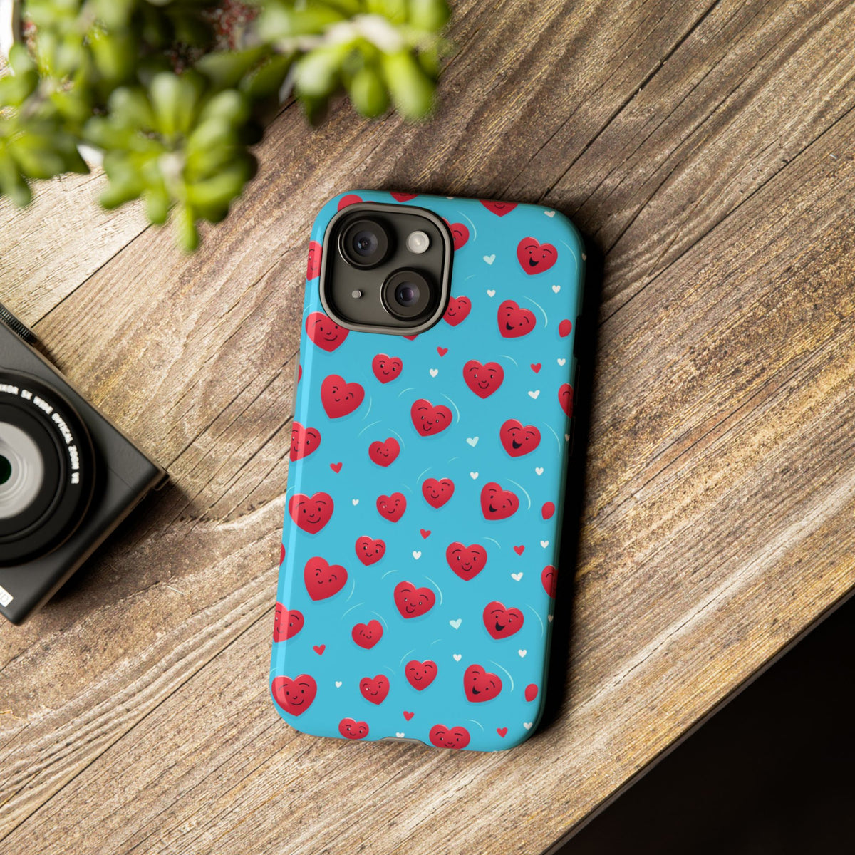 Heart Pattern Phone Case – Stylish & Loving Design for Your Device 811