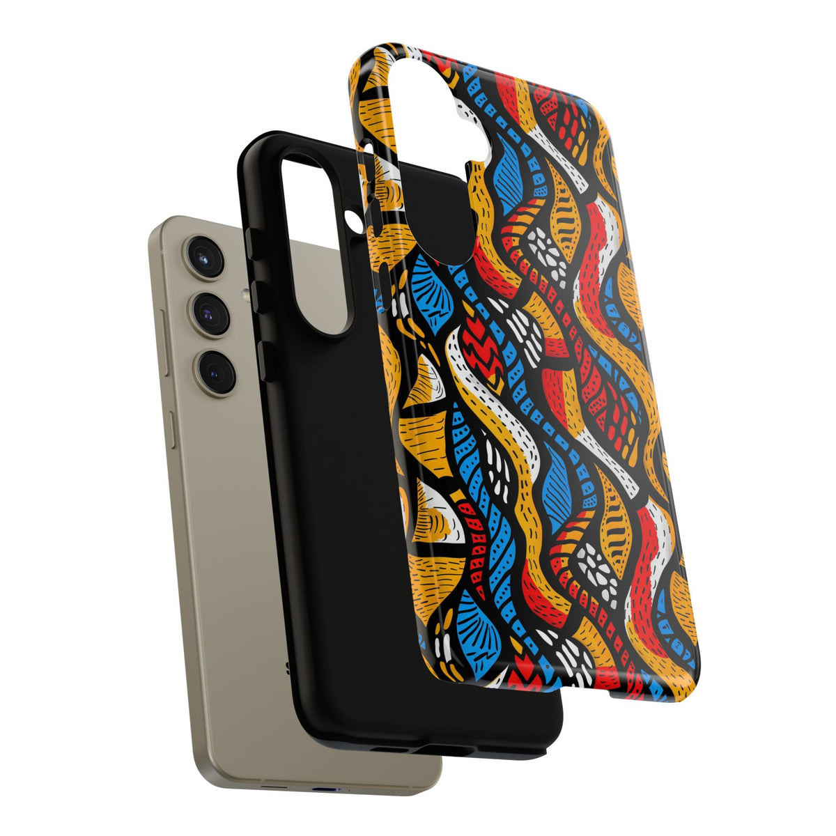 Stylish African Pattern Phone Case – Unique and Vibrant Protection 155