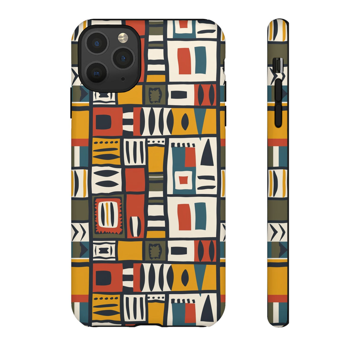 Stylish African Pattern Phone Case – Unique and Vibrant Protection 013