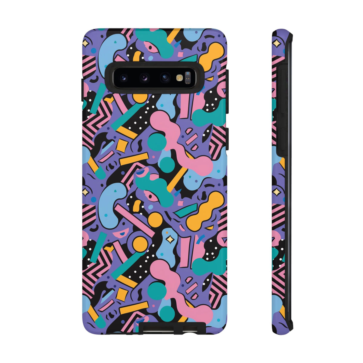 90s Themed Seamless Pattern Phone Case – Embrace Retro Style and Protection 234