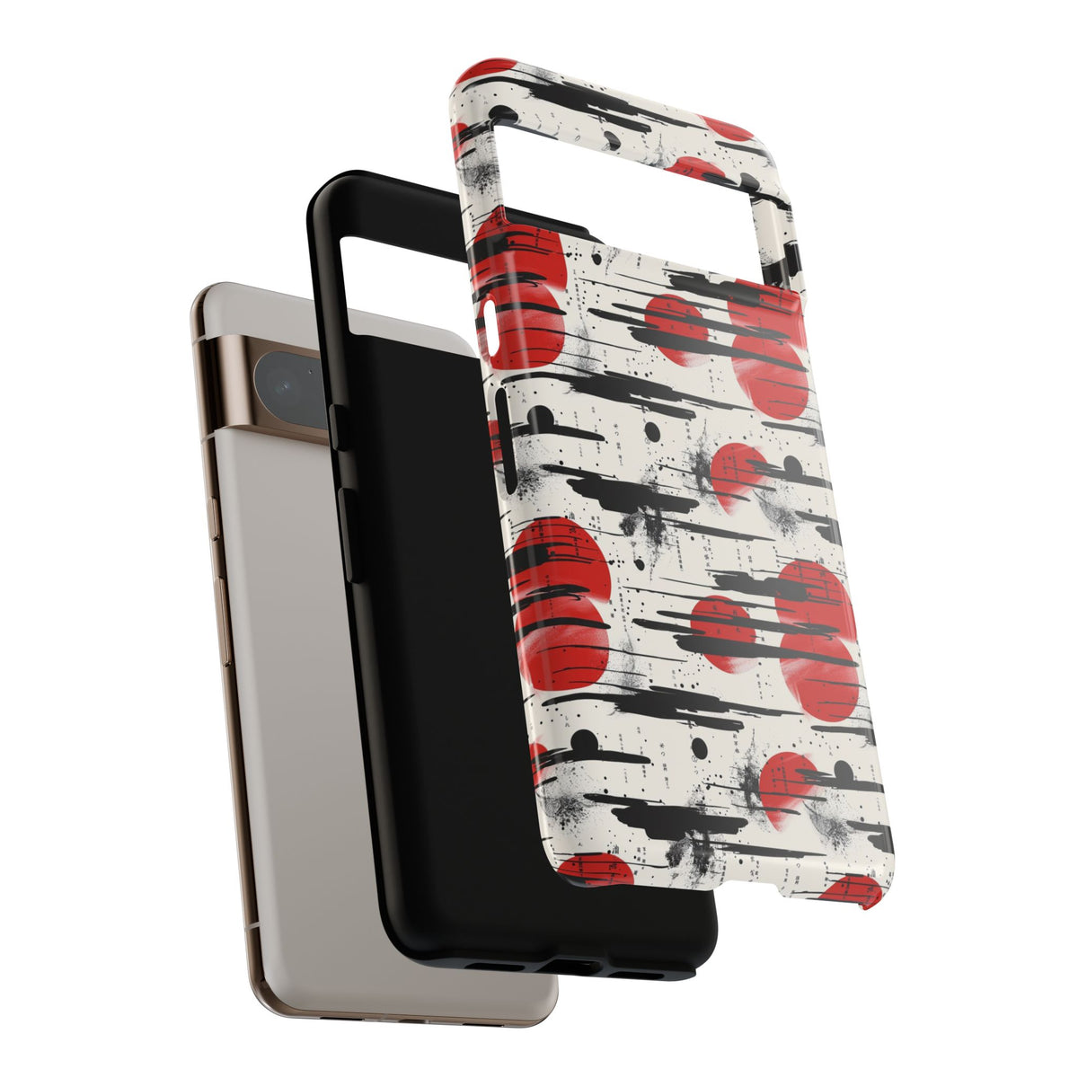 Japanese Pattern Phone Case – Elegant & Timeless Design for Your Phone 053