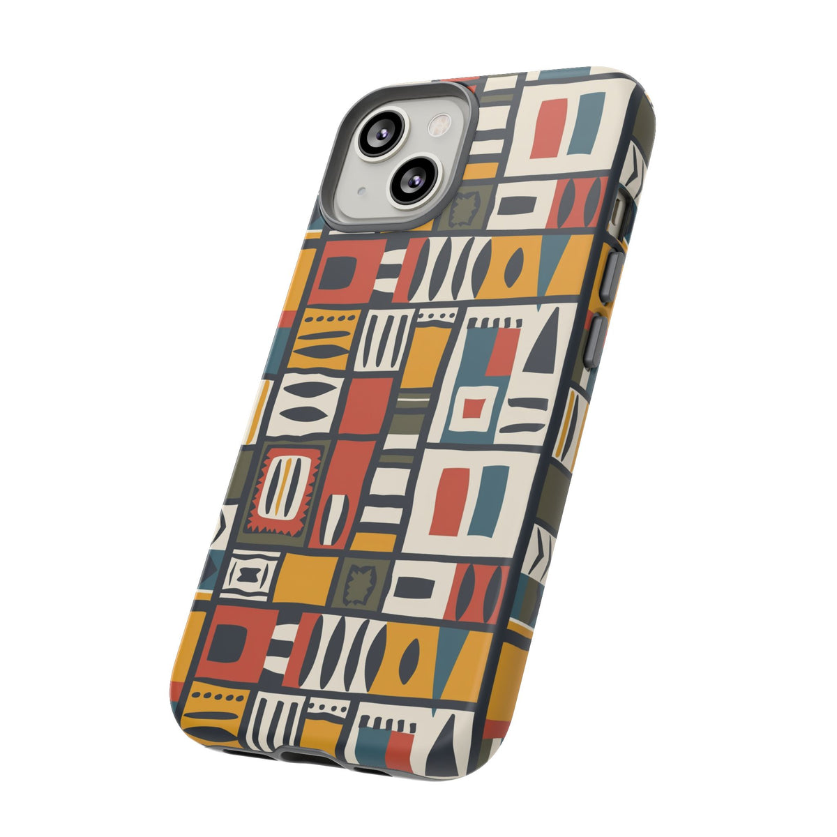 Stylish African Pattern Phone Case – Unique and Vibrant Protection 013