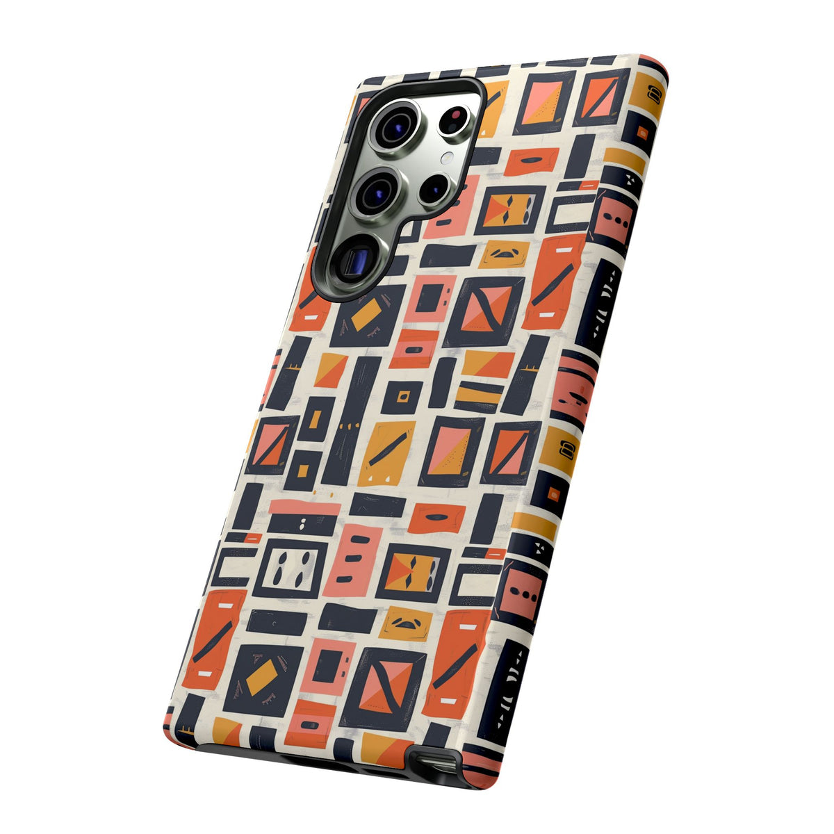 Stylish African Pattern Phone Case – Unique and Vibrant Protection 087