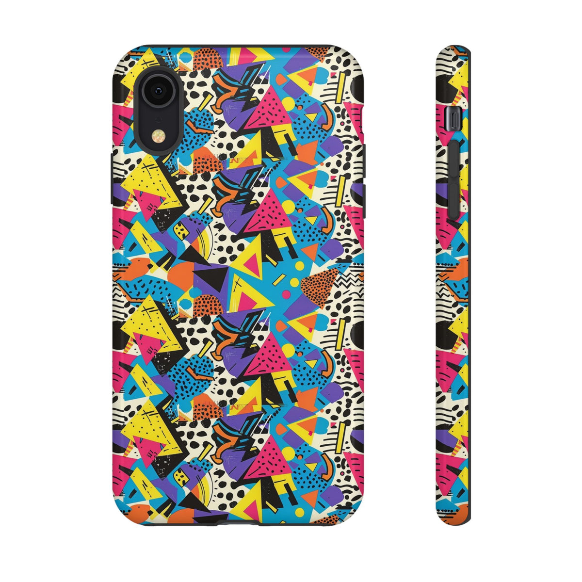 90s Themed Seamless Pattern Phone Case – Embrace Retro Style and Protection 231