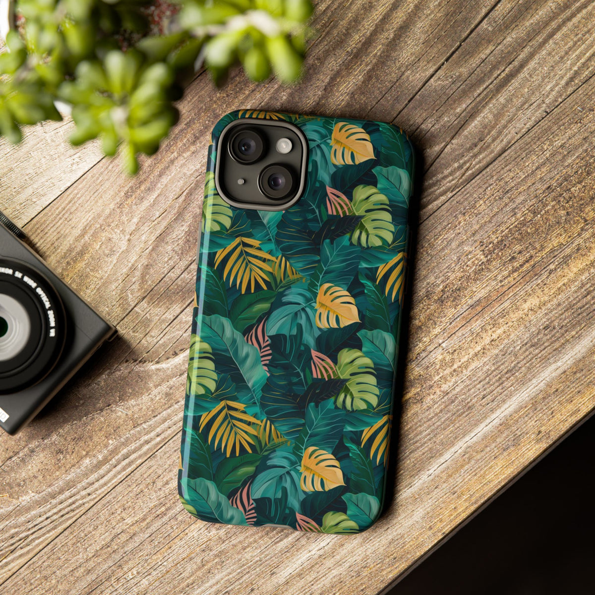 Jungle Pattern Phone Case – Exotic & Lush Design for Your Phone 337