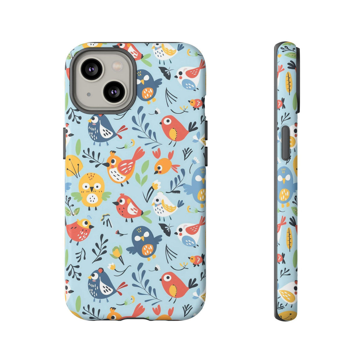 Birds Seamless Pattern Phone Case – Elegant and Timeless Avian Design 7