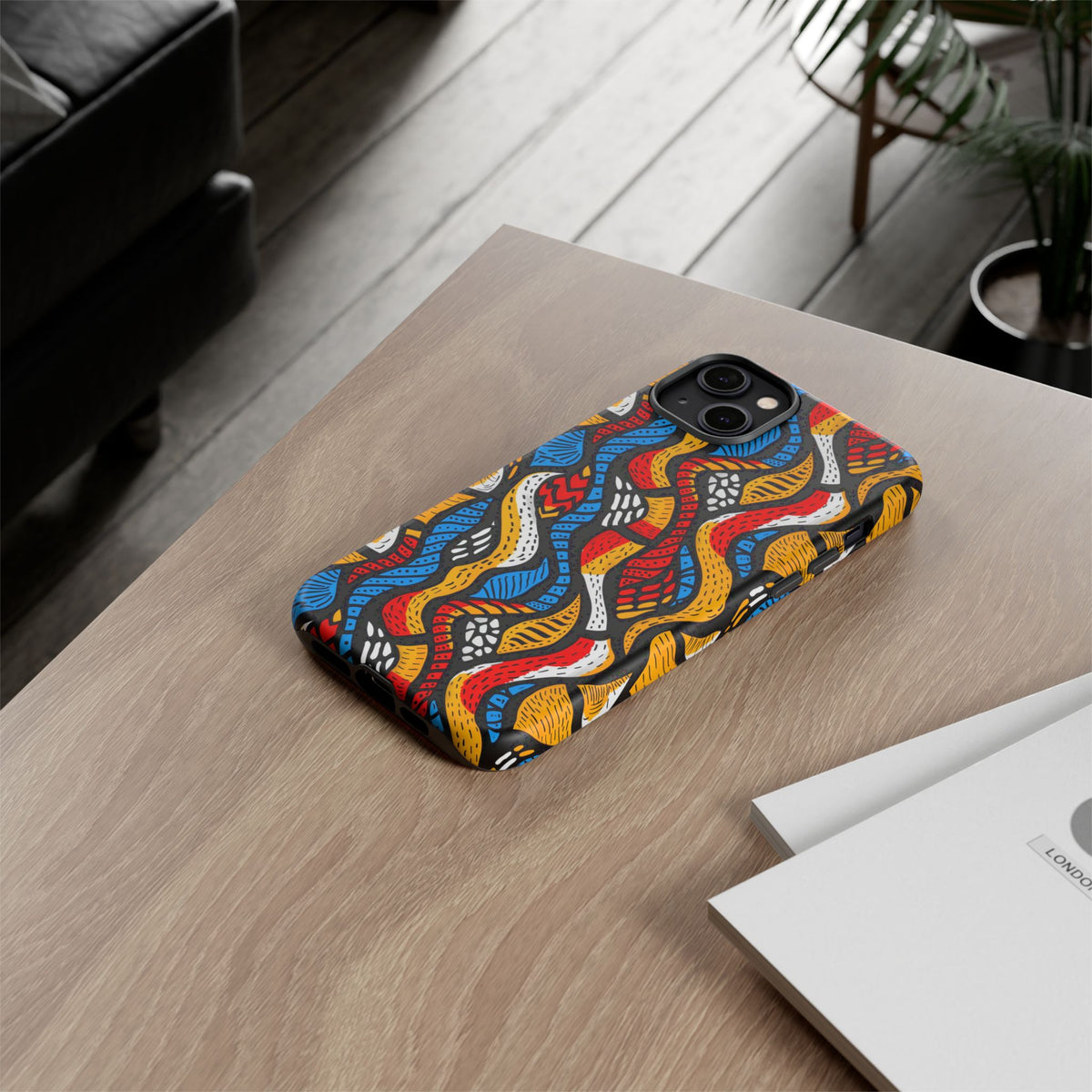 Stylish African Pattern Phone Case – Unique and Vibrant Protection 155