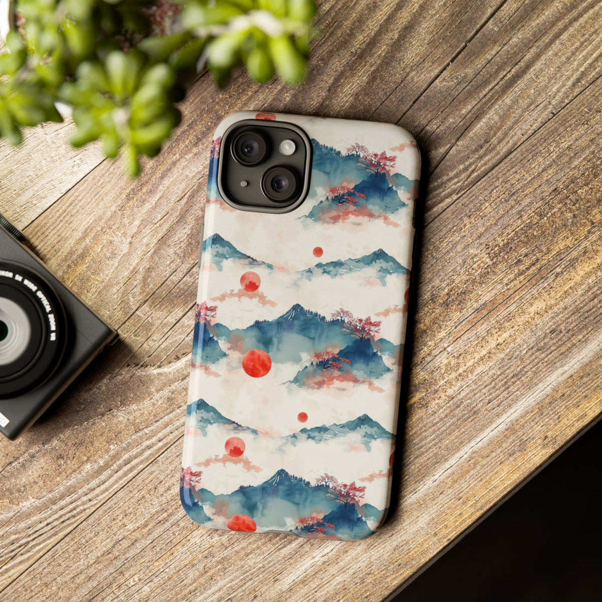 Japanese Pattern Phone Case – Elegant & Timeless Design for Your Phone 477