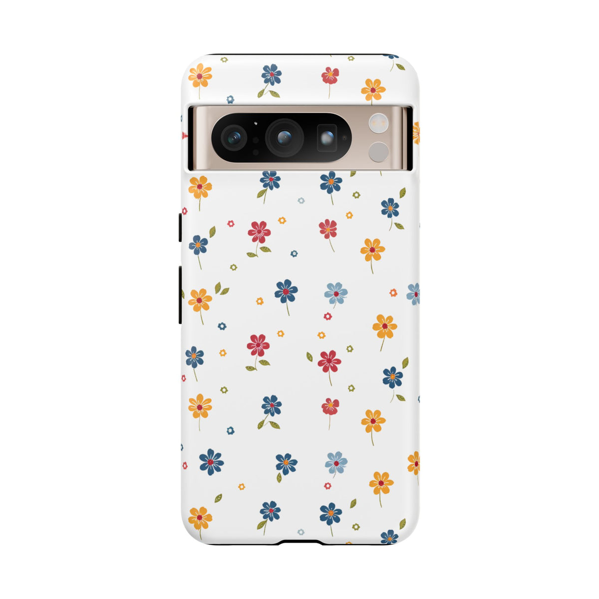 Wild Flowers Garden Stitch Phone Case – Nature-Inspired Floral Design