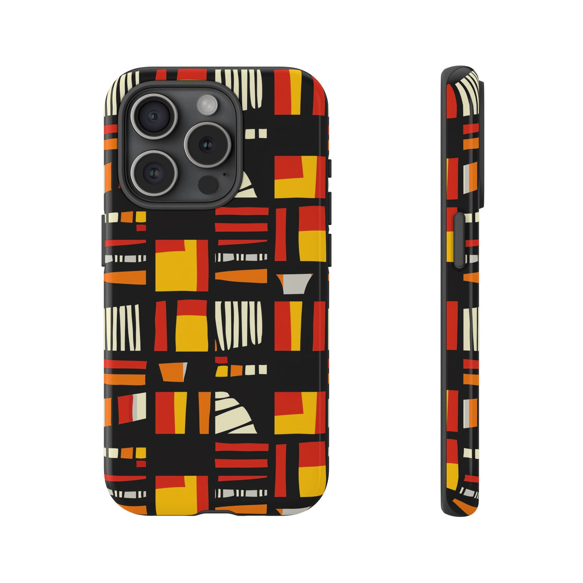 Stylish African Pattern Phone Case – Unique and Vibrant Protection 099