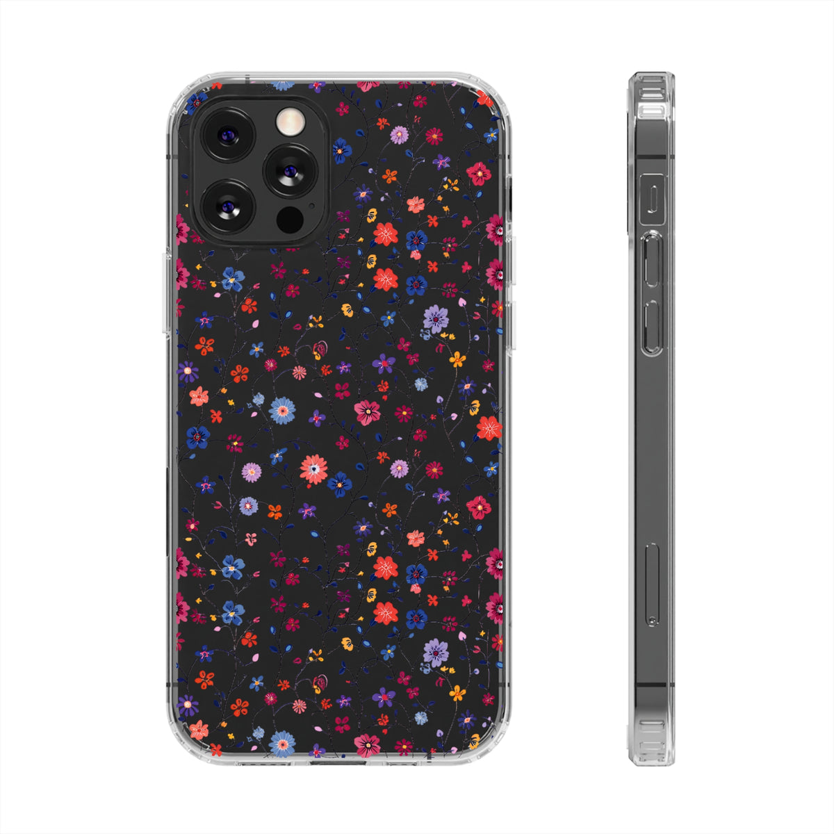 Wild Flowers Garden Stitch Phone Case – Nature-Inspired Floral Design 7