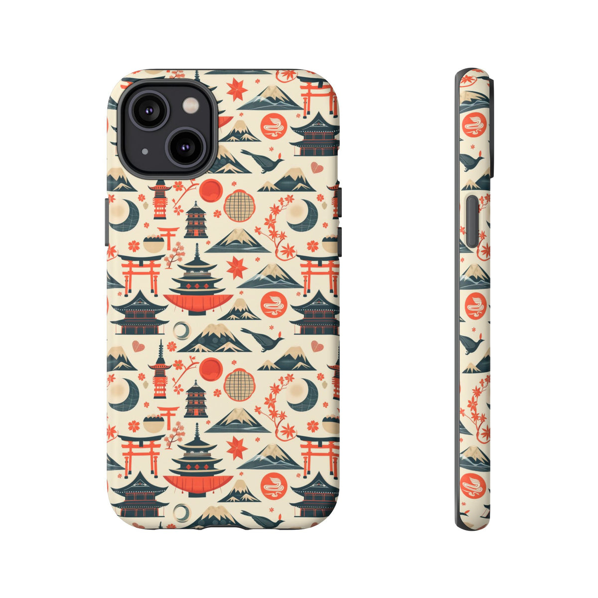 Japanese Pattern Phone Case – Elegant & Timeless Design for Your Phone 140