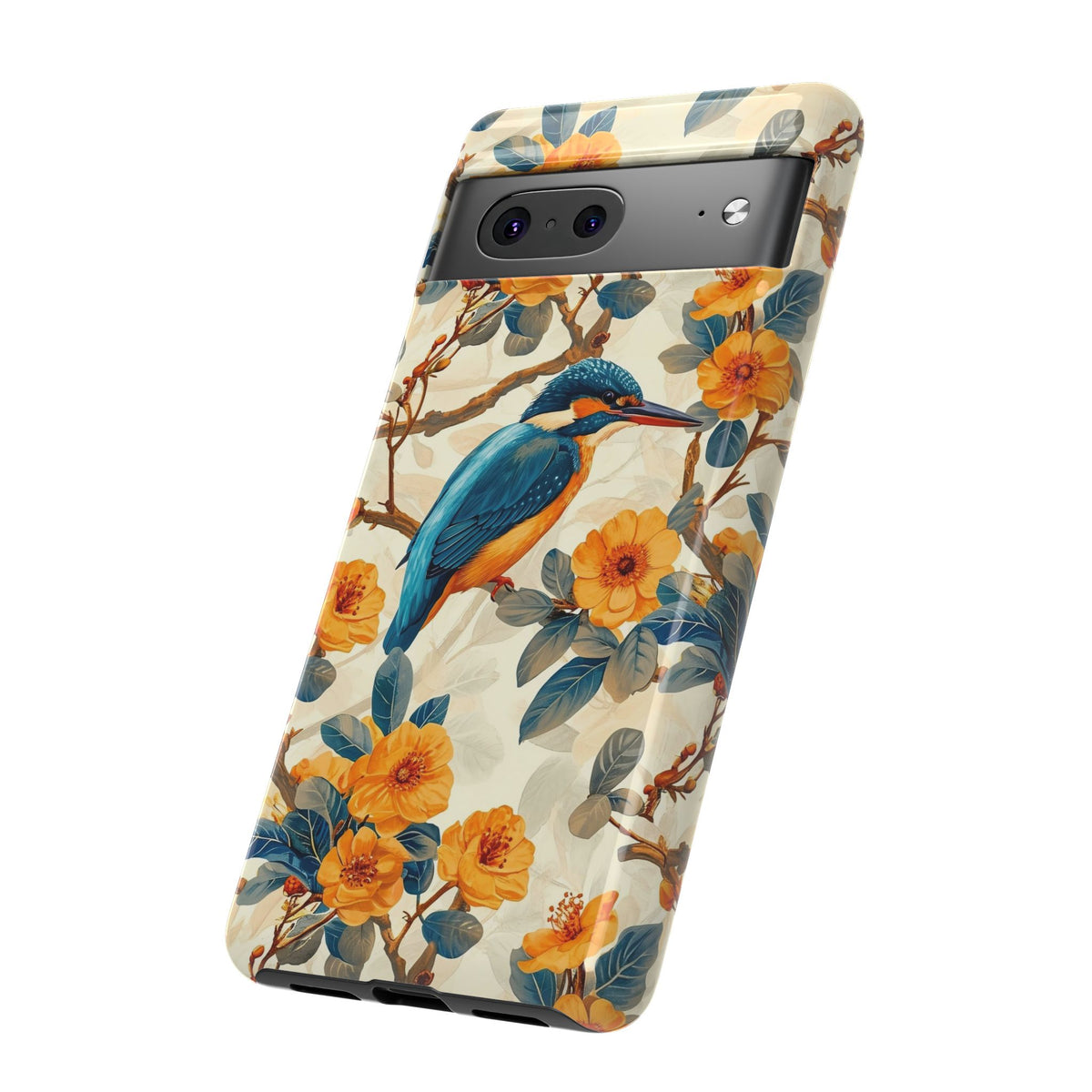 Birds Seamless Pattern Phone Case – Elegant and Timeless Avian Design