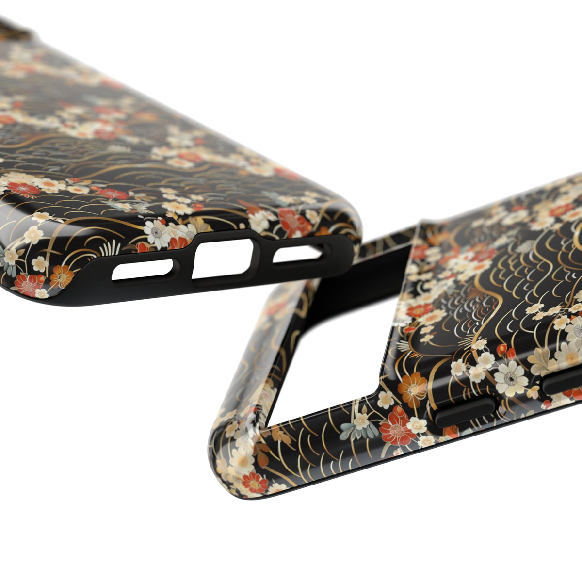 Japanese Pattern Phone Case – Elegant & Timeless Design for Your Phone 097