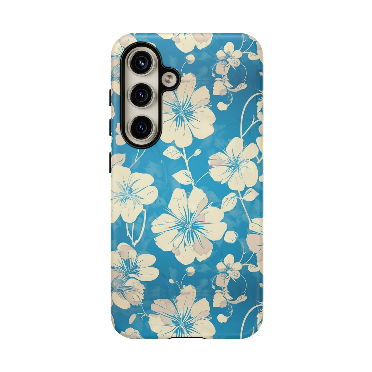 Blue Floral Seamless Pattern Phone Case