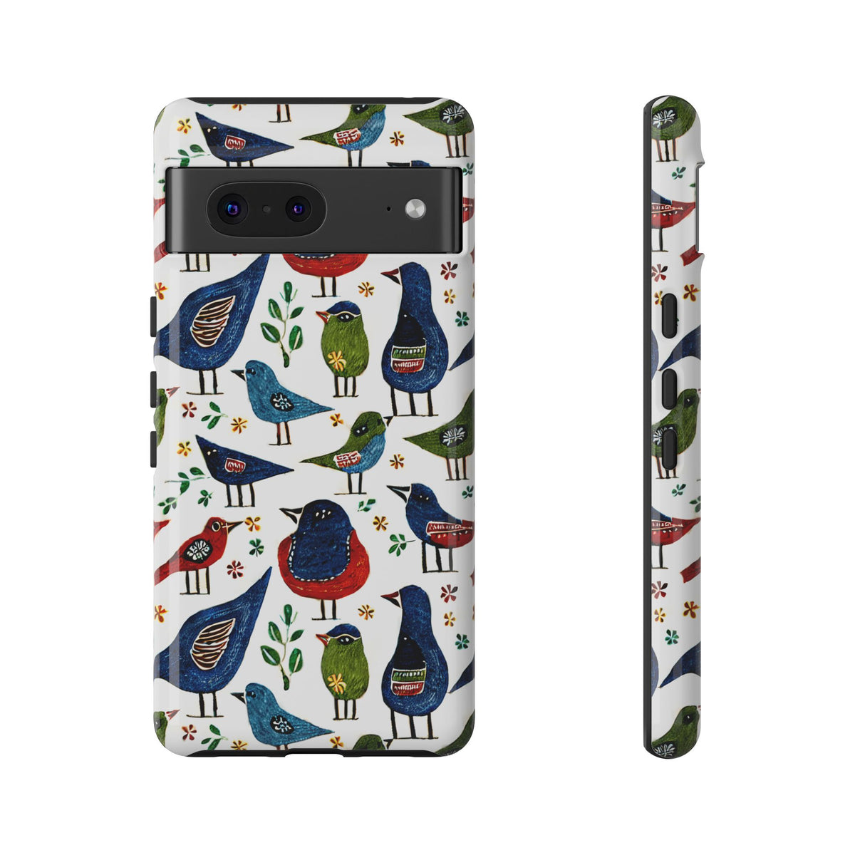 Birds Seamless Pattern Phone Case – Elegant and Timeless Avian Design 12