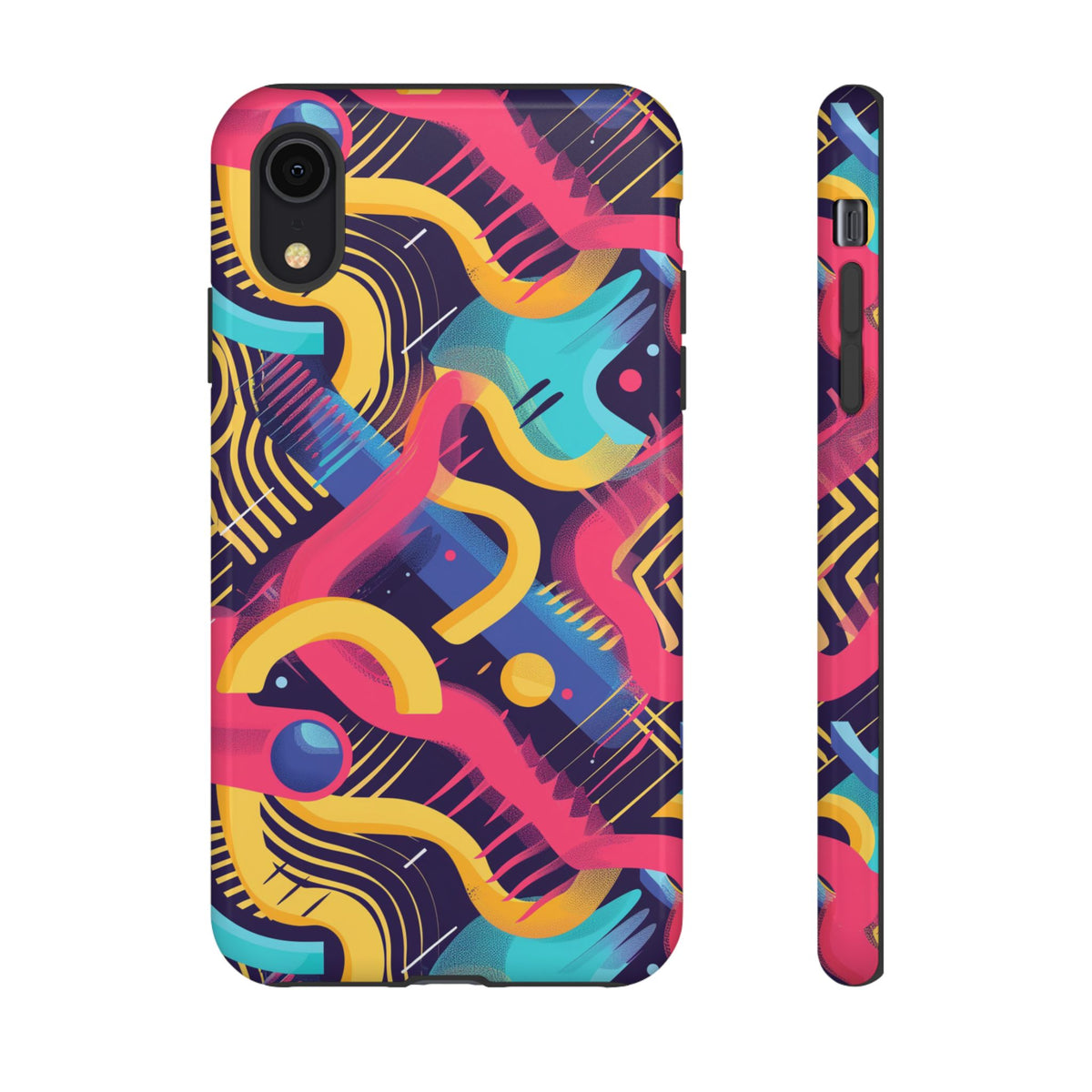 Retro 80s Seamless Phone Case – Vintage Style Meets Modern Protection 2