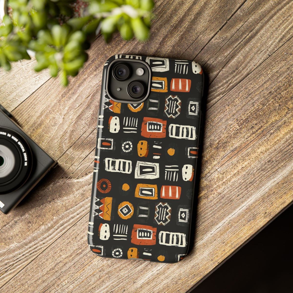 Stylish African Pattern Phone Case – Unique and Vibrant Protection 198