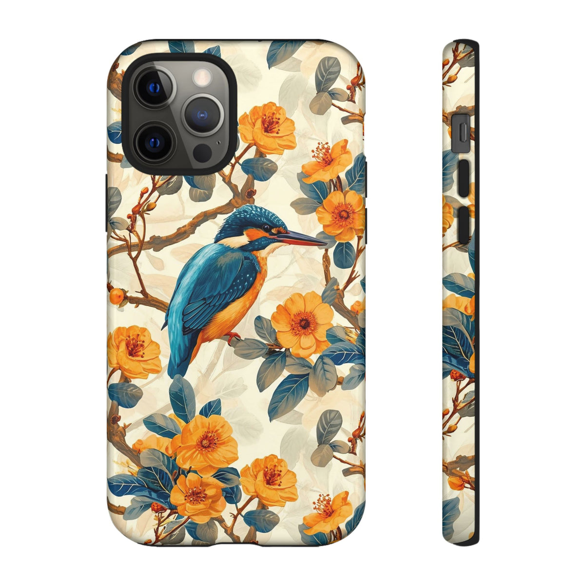 Birds Seamless Pattern Phone Case – Elegant and Timeless Avian Design