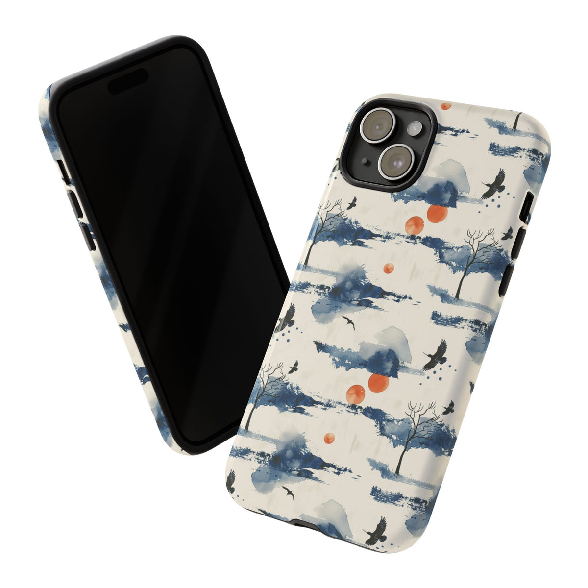 Japanese Pattern Phone Case – Elegant & Timeless Design for Your Phone 030