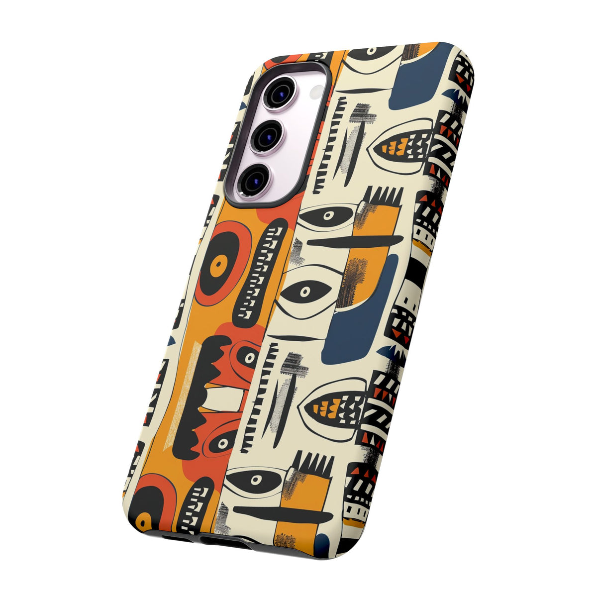 Stylish African Pattern Phone Case – Unique and Vibrant Protection 204