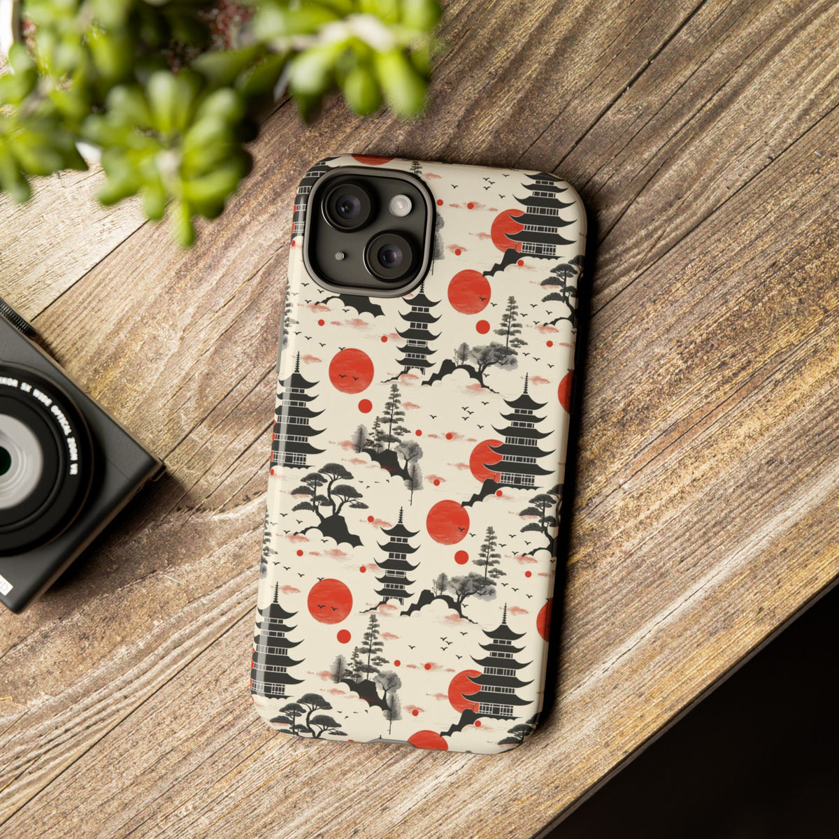 Japanese Pattern Phone Case – Elegant & Timeless Design for Your Phone 152