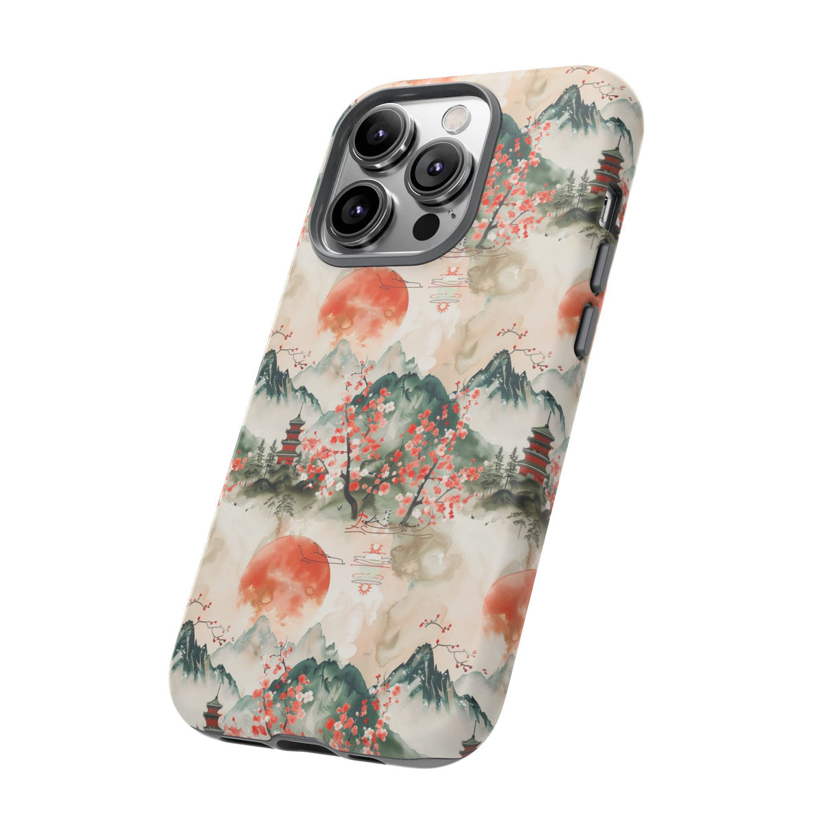 Japanese Pattern Phone Case – Elegant & Timeless Design for Your Phone 057