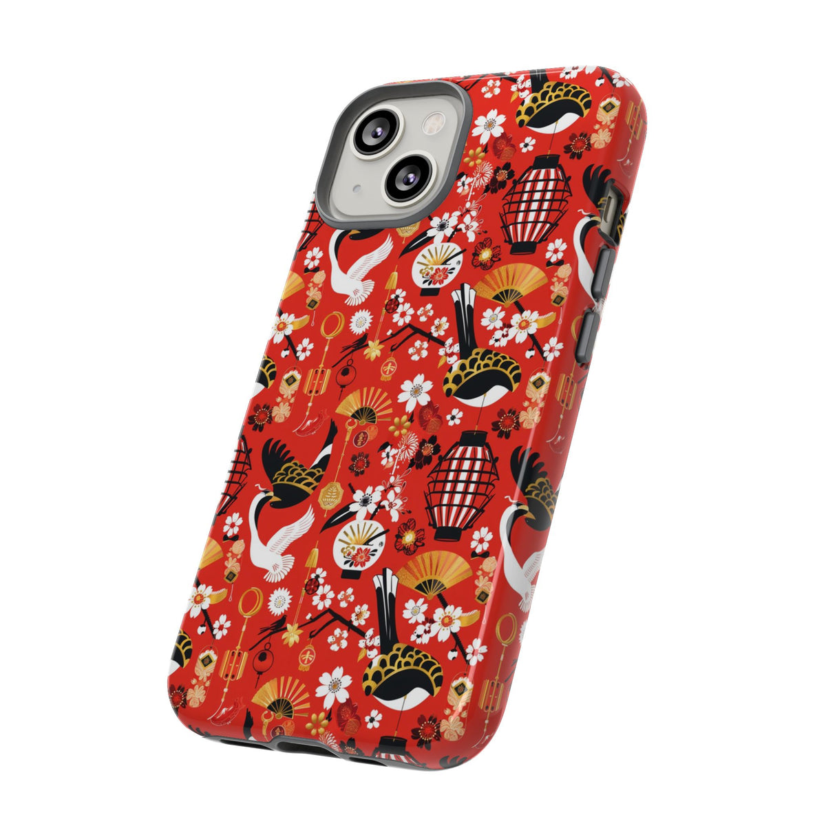 Japanese Pattern Phone Case – Elegant & Timeless Design for Your Phone 056