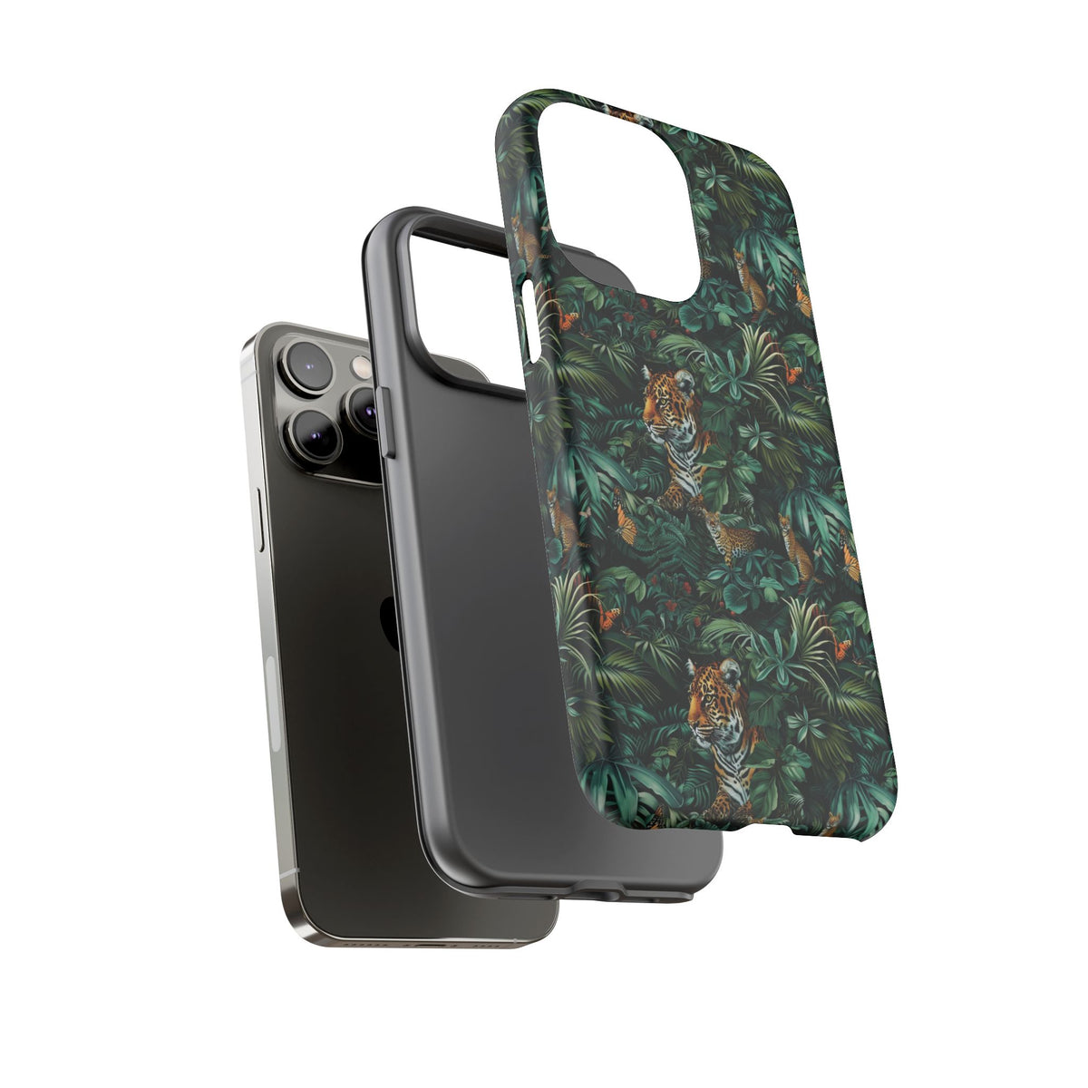 Jungle Pattern Phone Case – Exotic & Lush Design for Your Phone 326