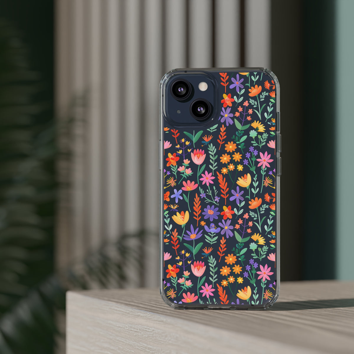 Wild Flowers Garden Stitch Phone Case – Nature-Inspired Floral Design 11