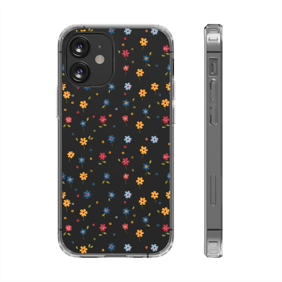 Wild Flowers Garden Stitch Phone Case – Nature-Inspired Floral Design 2