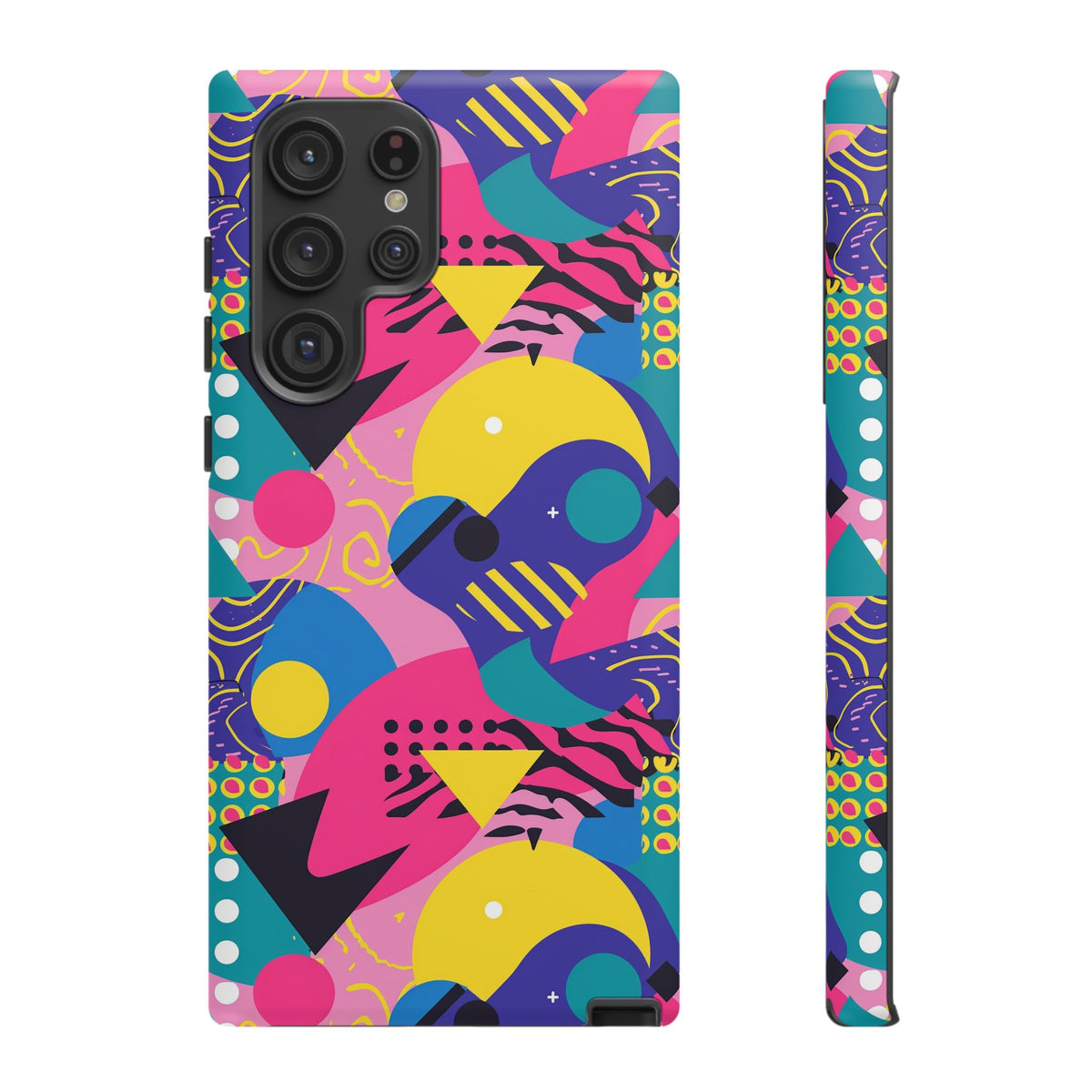 90s Themed Seamless Pattern Phone Case – Embrace Retro Style and Protection 283